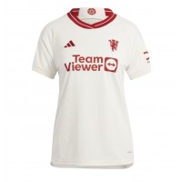 Camisa de Futebol Manchester United Harry Maguire #5 Equipamento Alternativo Mulheres 2023-24 Manga Curta